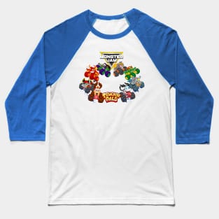 Lets Jam of Truckin Baseball T-Shirt
